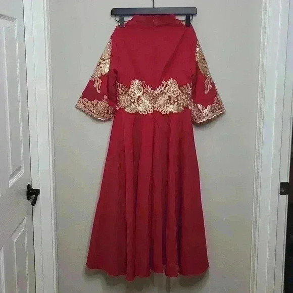 Laifanni Red Chinese Modern Wedding Dress NWT‎ New Size Unknown - Picture 11 of 11